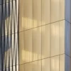 Golden glossy exterior wall ACP aluminum plate
