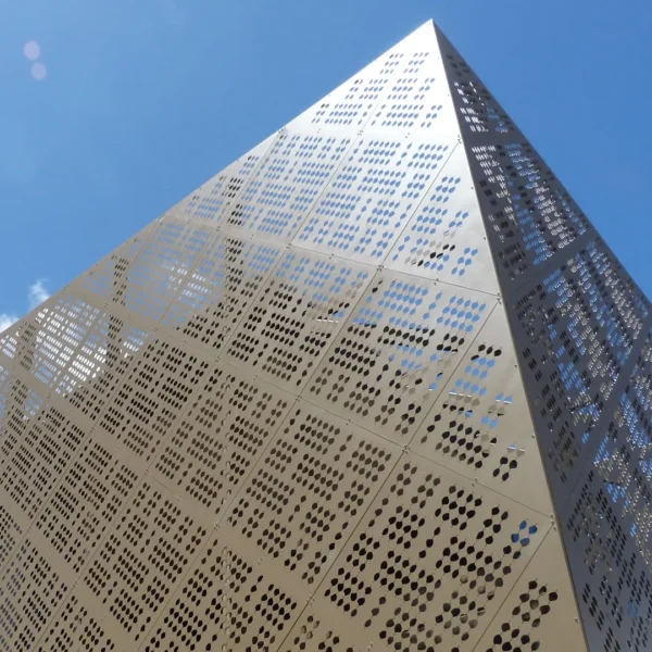 Laser cut aluminum panels for exterior wall decoration - Image 4