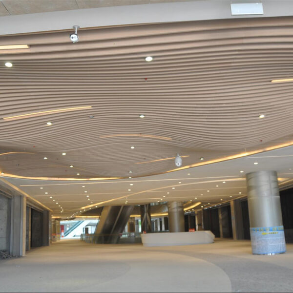 Breathable and ventilated aluminum square tube baffle ceiling - Image 4