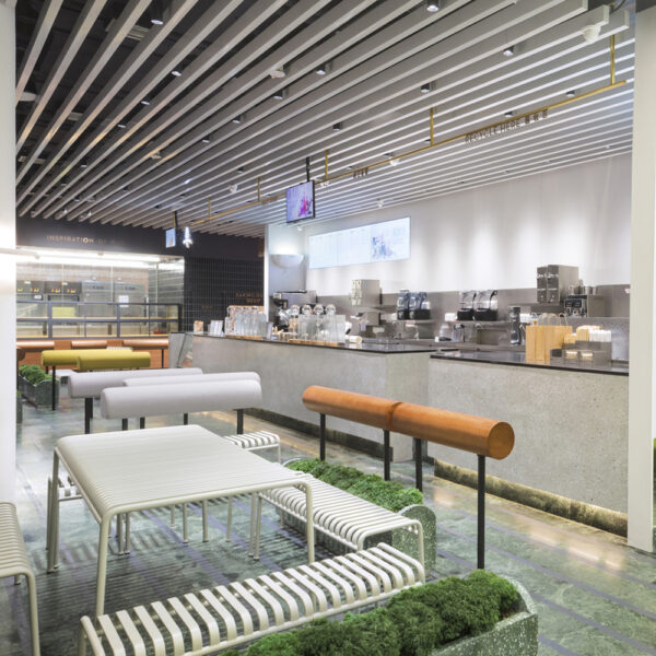 Imitation wood grain aluminum square tube ceiling - Image 3
