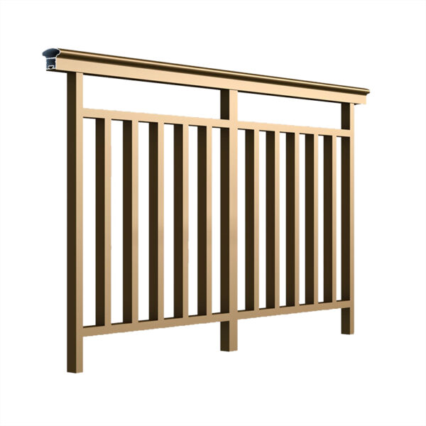 Modern Minimalist Aluminum Stair Railing – Corrosion-Resistant, Home & Commercial Safety Guardrail - Image 3