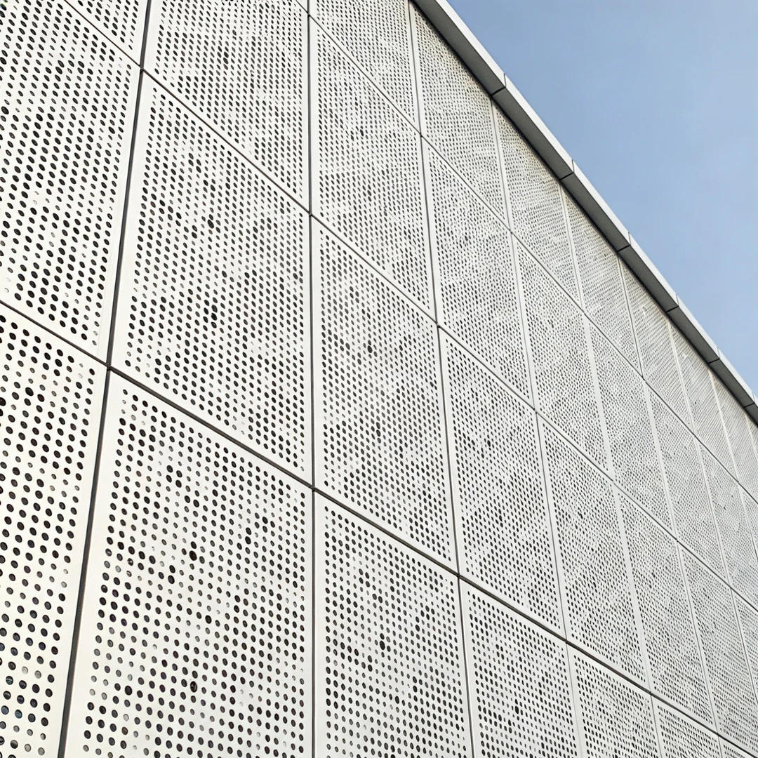 Aluminum Exterior Wall Panel Cost: 2026 Price Guide Likton perforated aluminum exterior wall panels installed on commercial facade