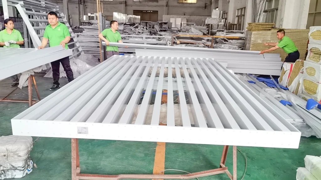 Brick Townhouse Aluminum Slat Screens - 10