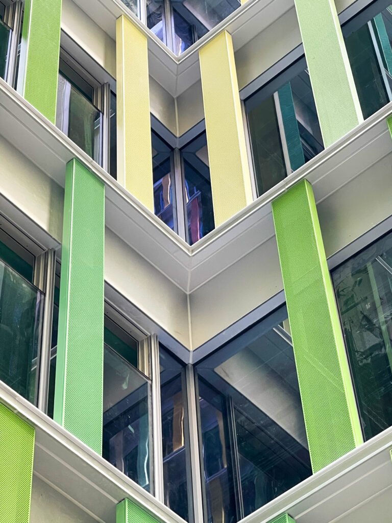 Color-Block Aluminum Facade Residential Towers - 7