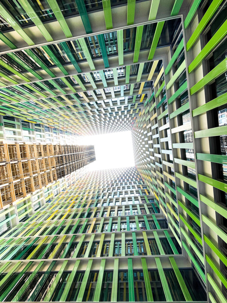 Color-Block Aluminum Facade Residential Towers - 3