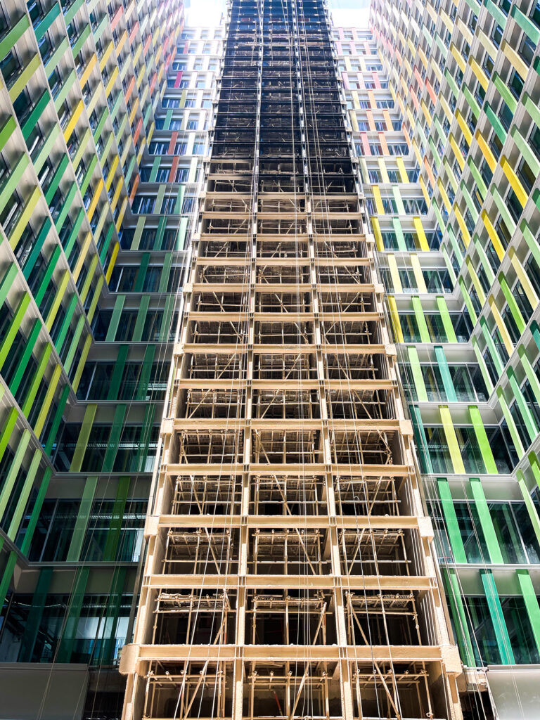 Color-Block Aluminum Facade Residential Towers