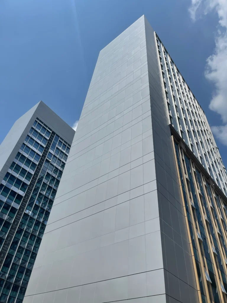 White Aluminum Panel High-Rise Tower - 4