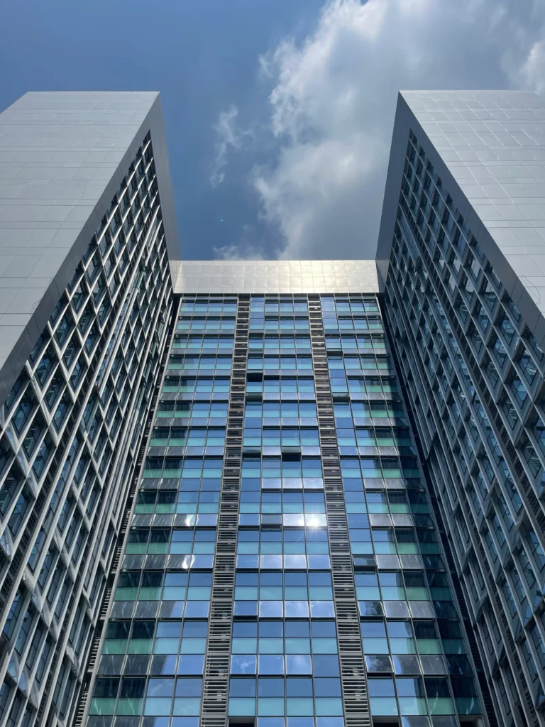 White Aluminum Panel High-Rise Tower - 2