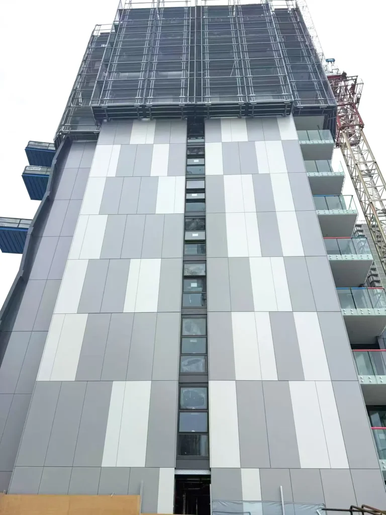 Church Road Apartments Two-Tone Facade